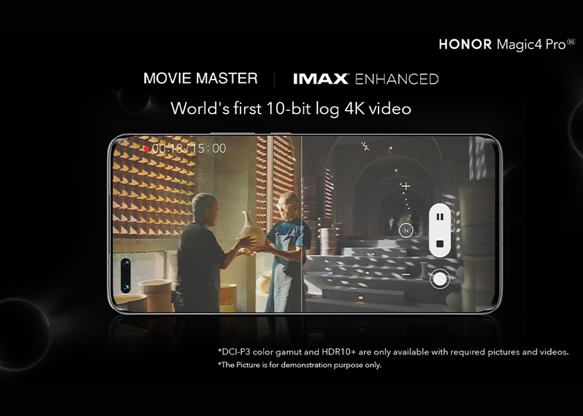 HONOR Magic4 Pro Leads the Way to a Cinematic Videography with Magic-Log Movie Master