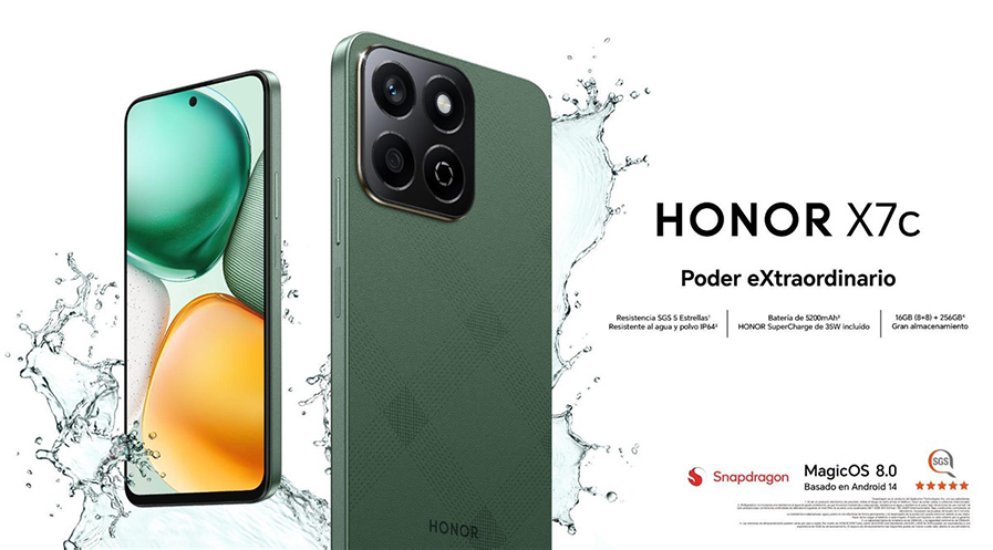 HONOR presenta el HONOR X7c 4G, redefiniendo la durabilidad y rendimiento