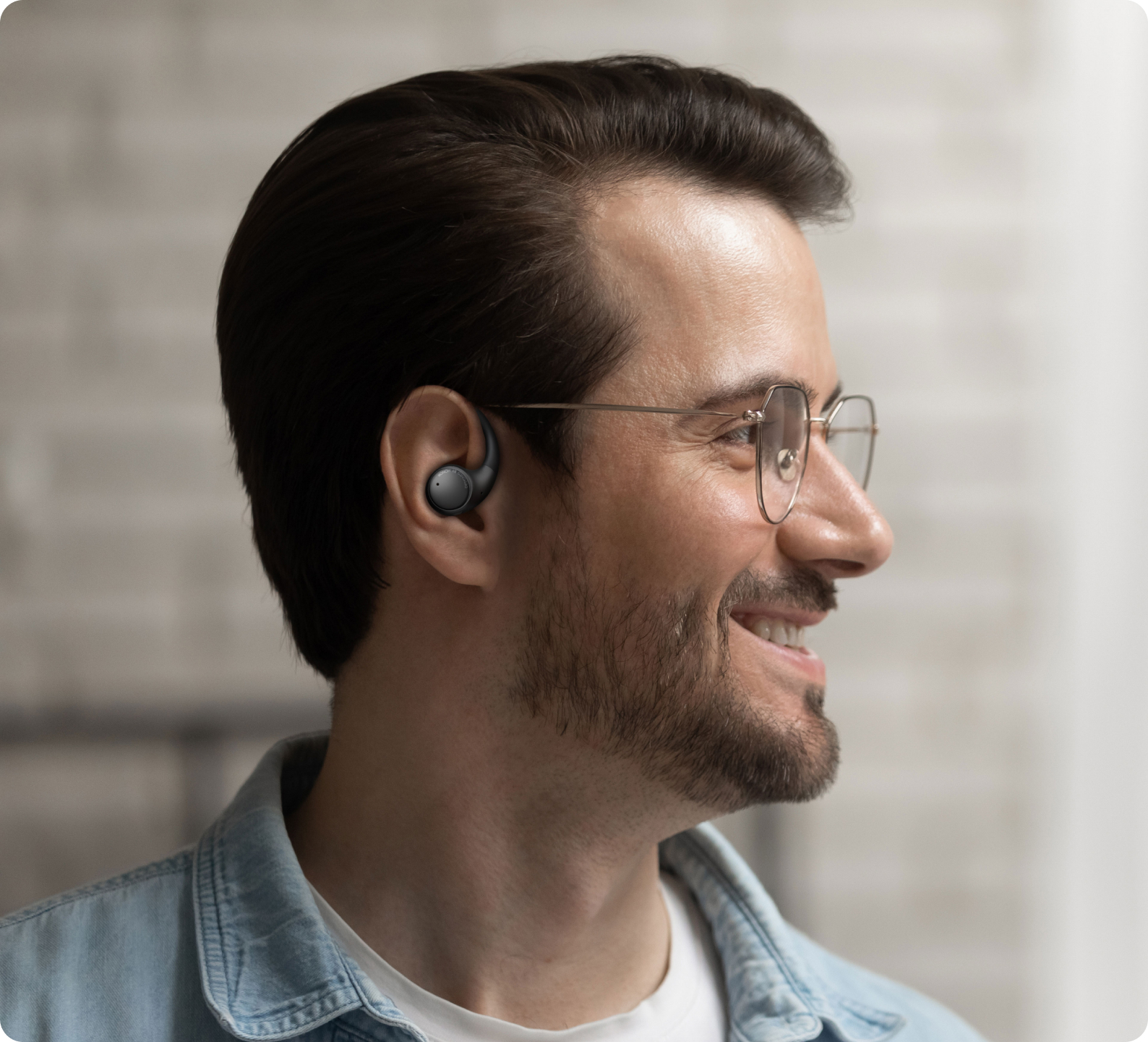 Ganchos ultrafinos, perfectamente compatibles con las gafas 1