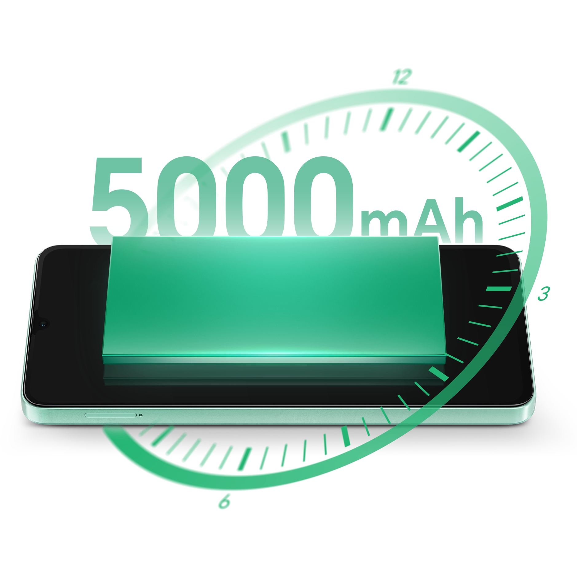 Batería de larga duración de 5000mAh