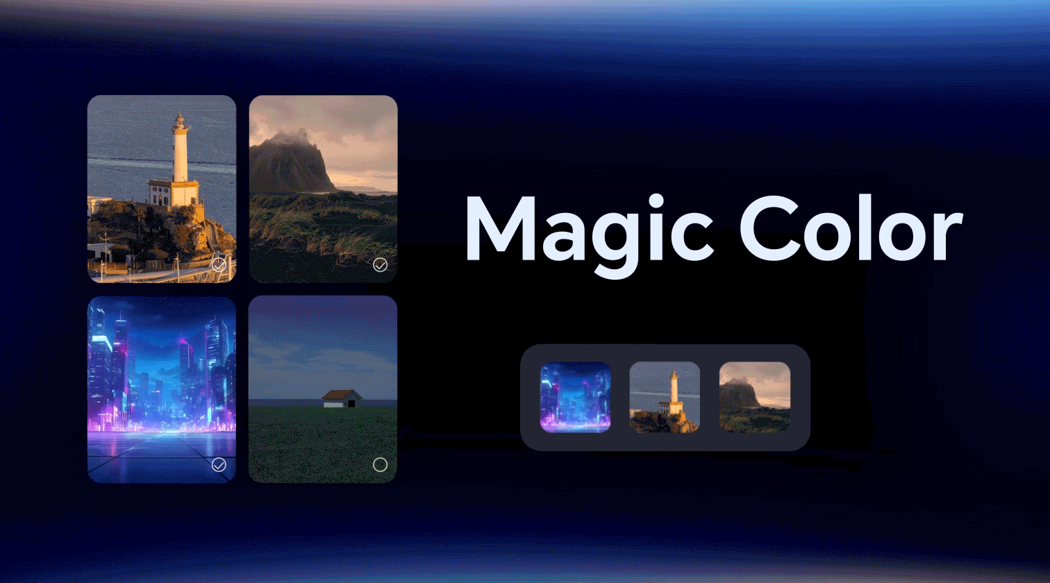 Magic Color, ajuste de color de nivel profesional con un solo toque