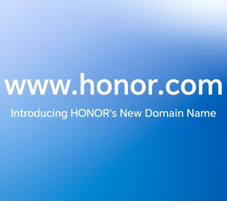HONOR Mengumumkan Pertukaran Nama Domain Laman Web kepada honor.com