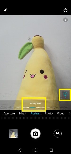 Create a bokeh effect with your selfie photo- beauty level