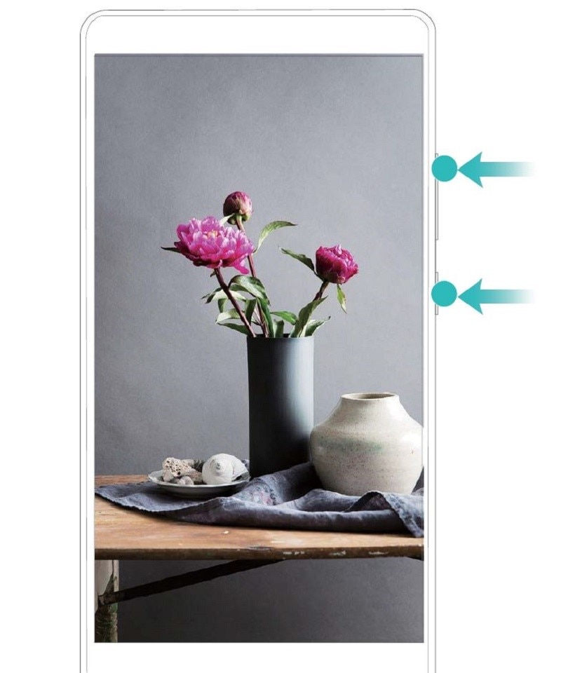 How to take a screenshot video on HONOR 8X-Use key combination to start taking a screenshot vide