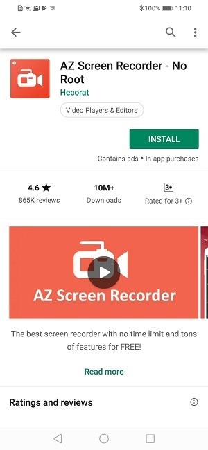 Top 5 Free Screen Recorders for Android HONOR Phone- AZ Screen Recorder