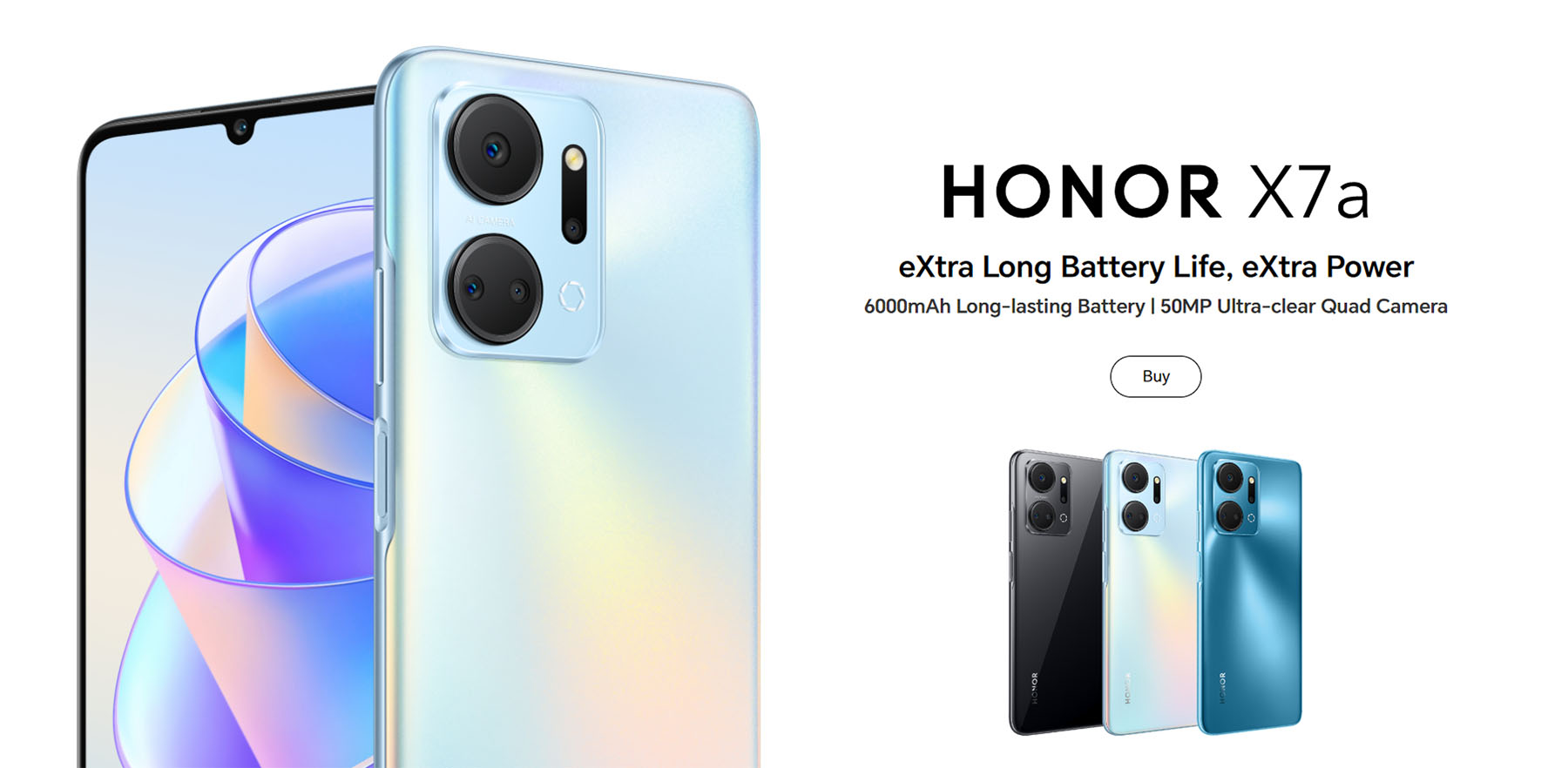 HONOR X7a 5G smartphone 