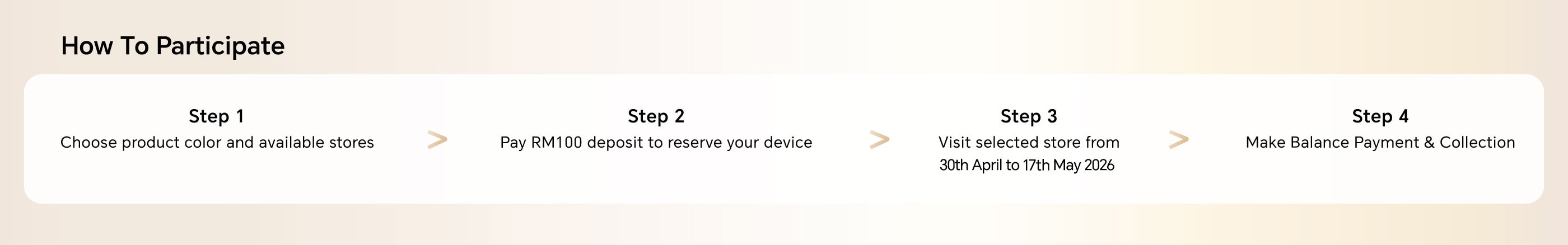 HoW to participate HONOR 600 Series Store Pre Order