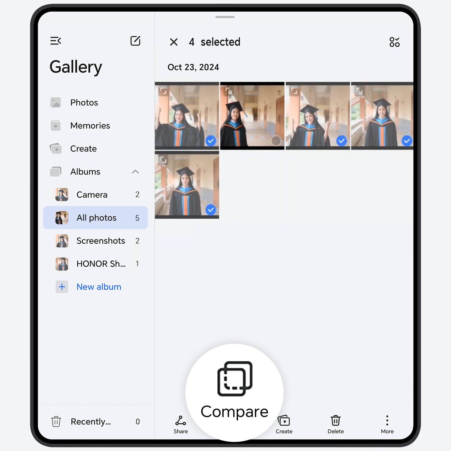 Select and Compare Images to Find Your Favorite