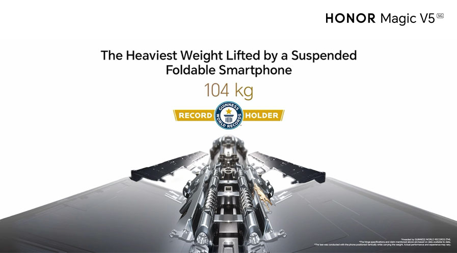HONOR Magic V5 Sets New Guinness World Record for Foldable Smartphone Durability