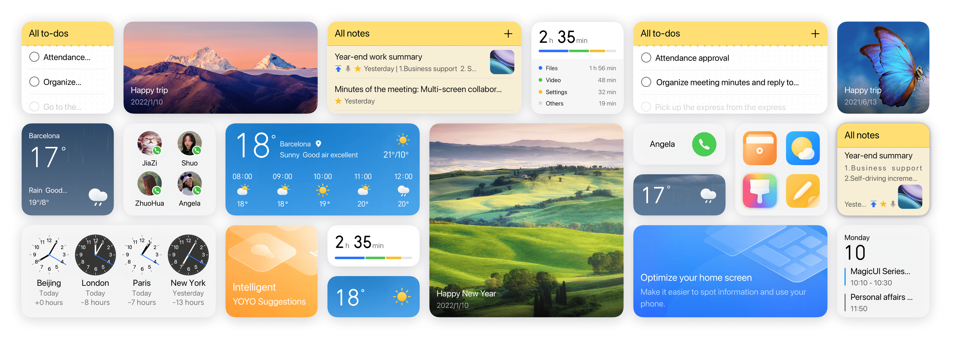 Escritorio eficiente e inteligente Interacciones convenientes e intuitivas