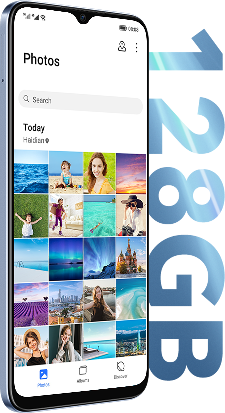 Gran espacio de almacenamiento, cambio fluido entre aplicaciones