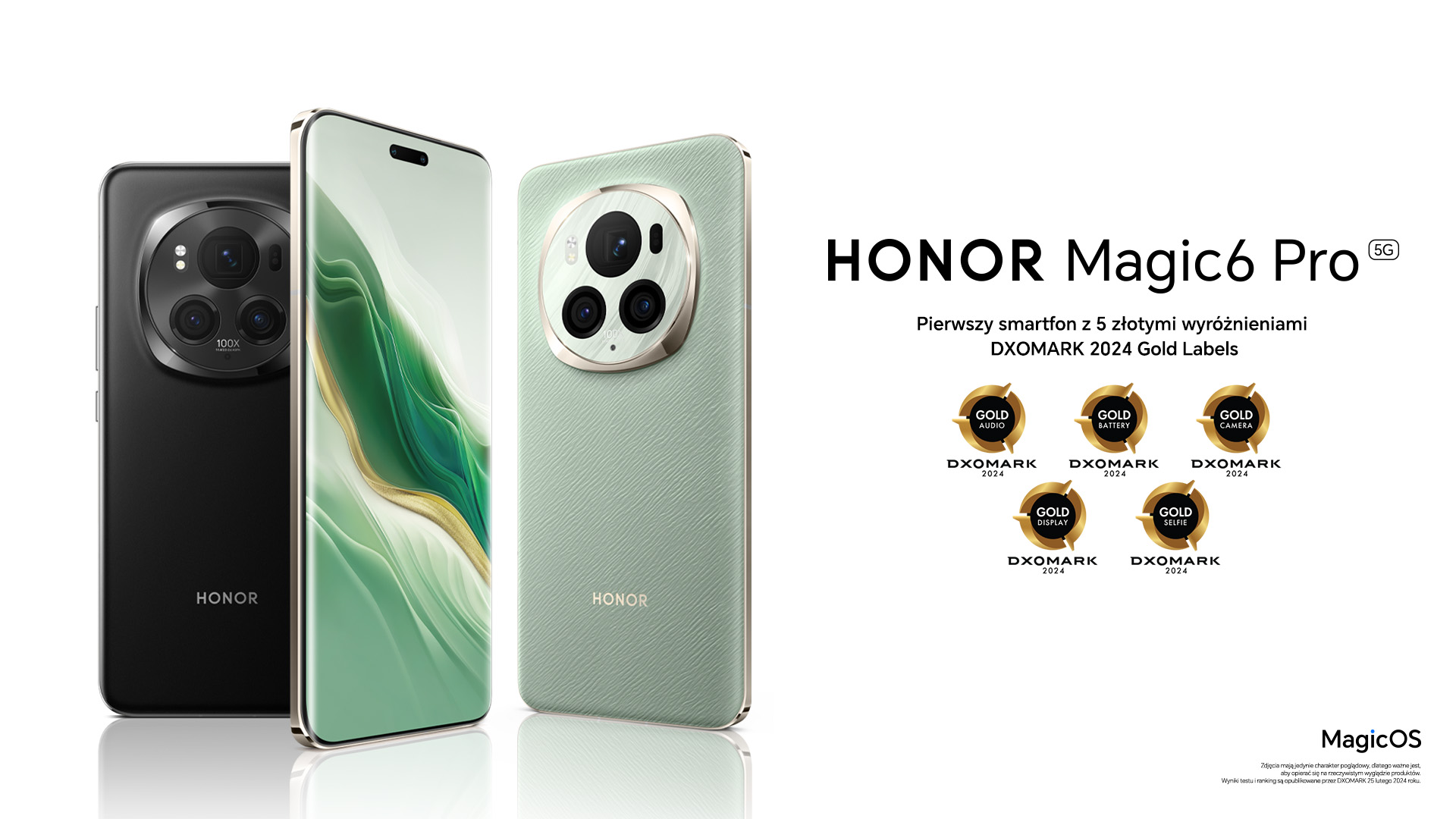 HONOR Magic6 Pro został liderem DXOMARK w kategorii aparat