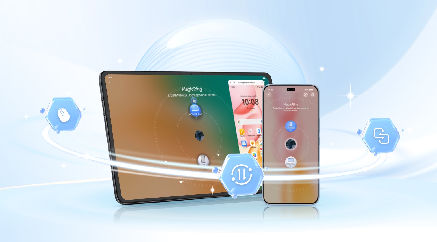 HONOR MagicRing: inteligentne doświadczenie płynnej łączności wielu urządzeń