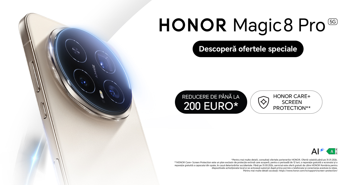 HONOR lansează HONOR Magic8 Pro în România