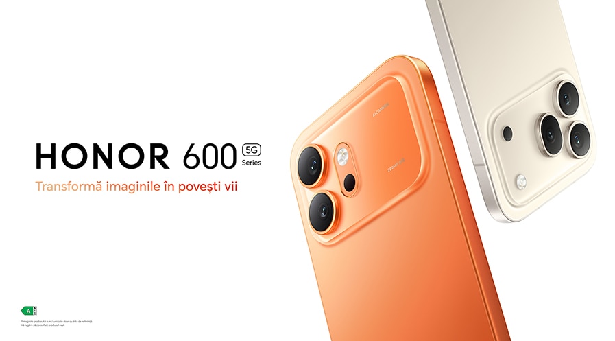 HONOR 600 debutează în România: seria care transformă AI-ul într-un instrument de creativitate și stabilește noi standarde pentru categoria premium mid-range