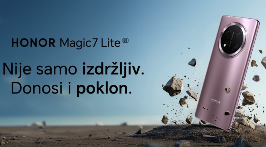 HONOR Magic7 Lite – Kupovinom telefona, HONOR Choice S1 pametni sat kao poklon!