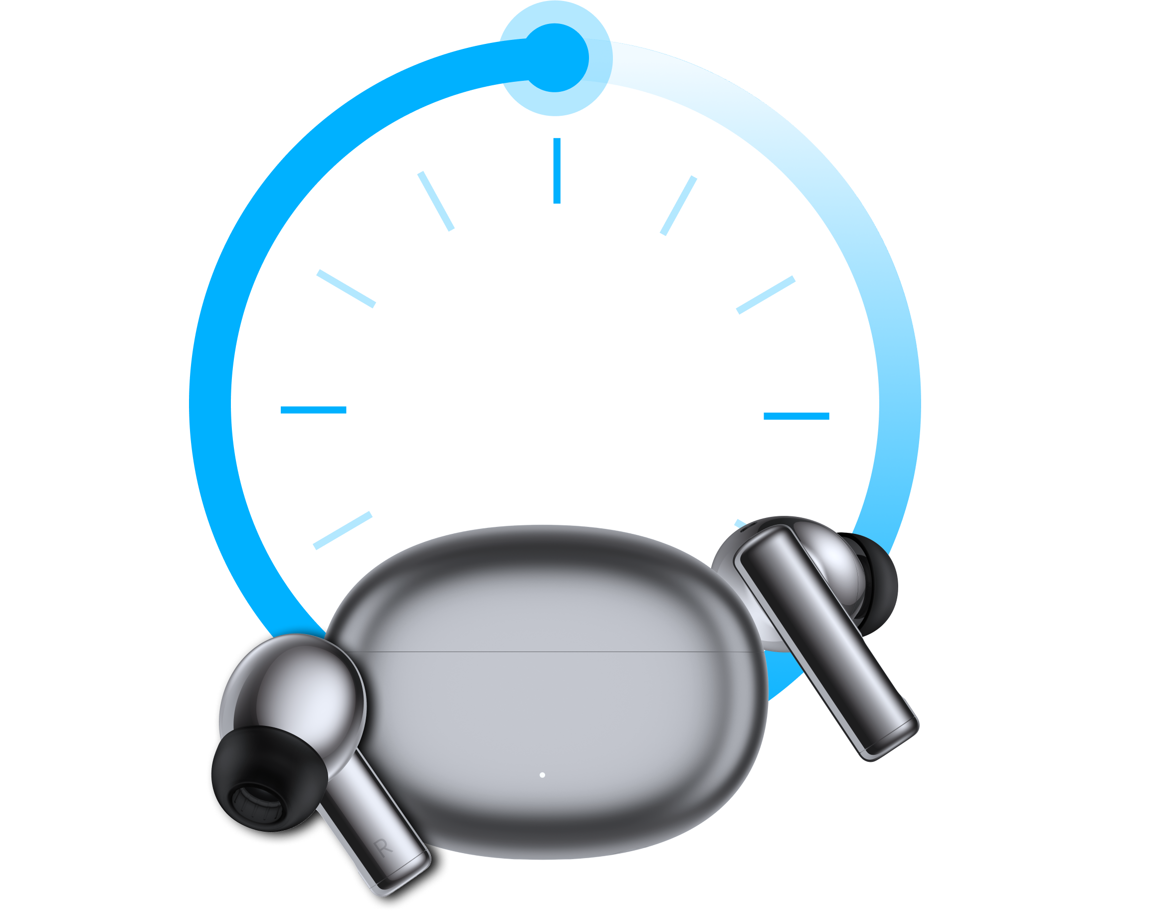 Veoma dugo trajanje baterije od 40 sati da biste slušali u bilo kom trenutku