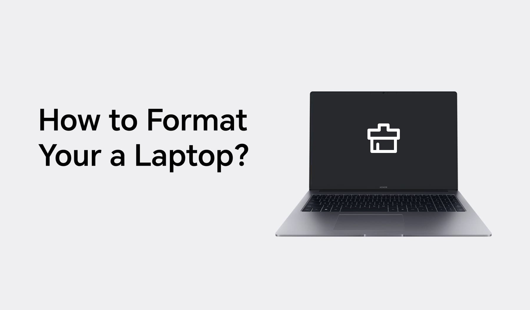 How to Format a Laptop