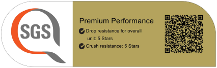5-star Drop Resistance, Superior Protection. 4