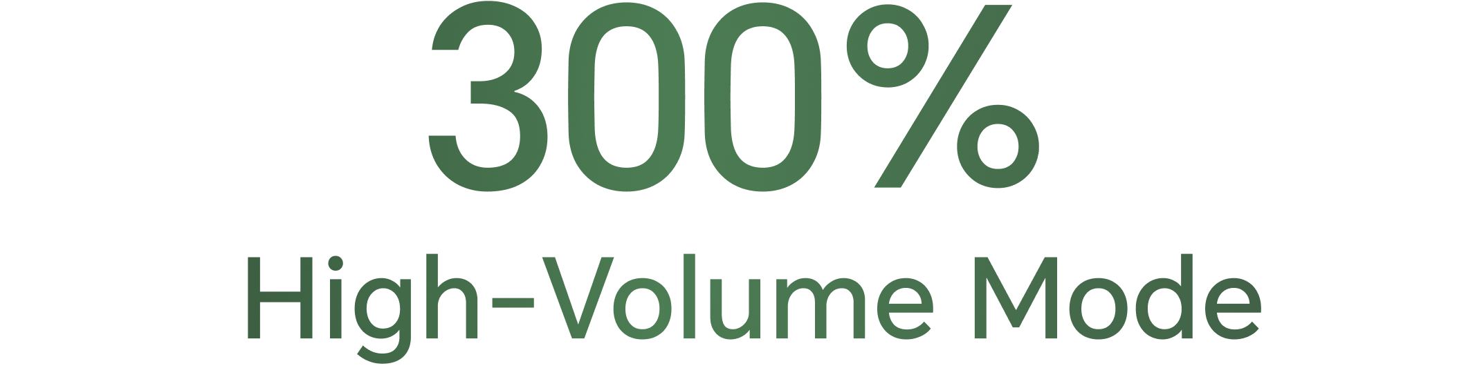 300% High-Volume Mode 1