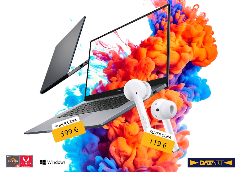 HONOR štartuje oficiálny predaj HONOR MagicBook a HONOR Magic Earbuds 