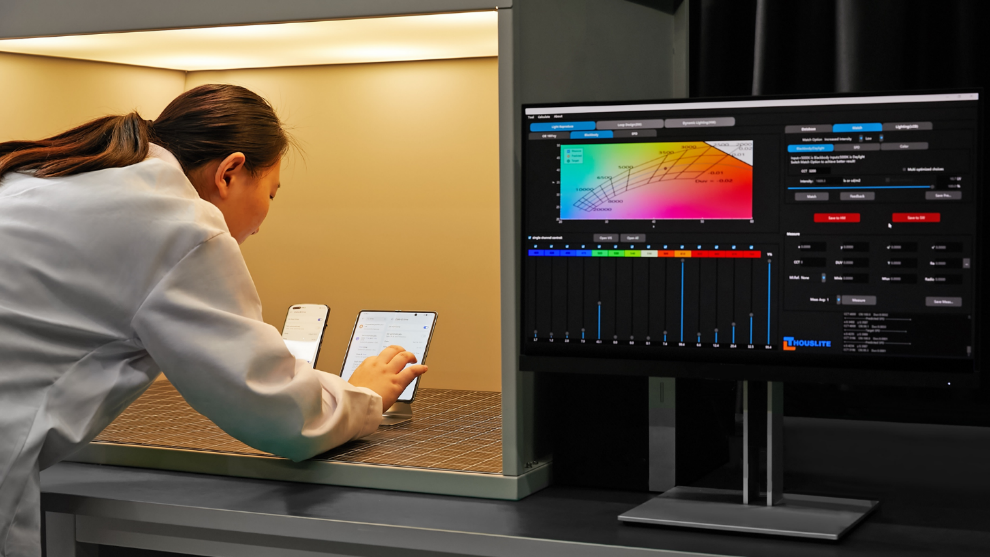 Testing the Circadian Night Display technology on HONOR Magic5 Pro and HONOR Magic Vs