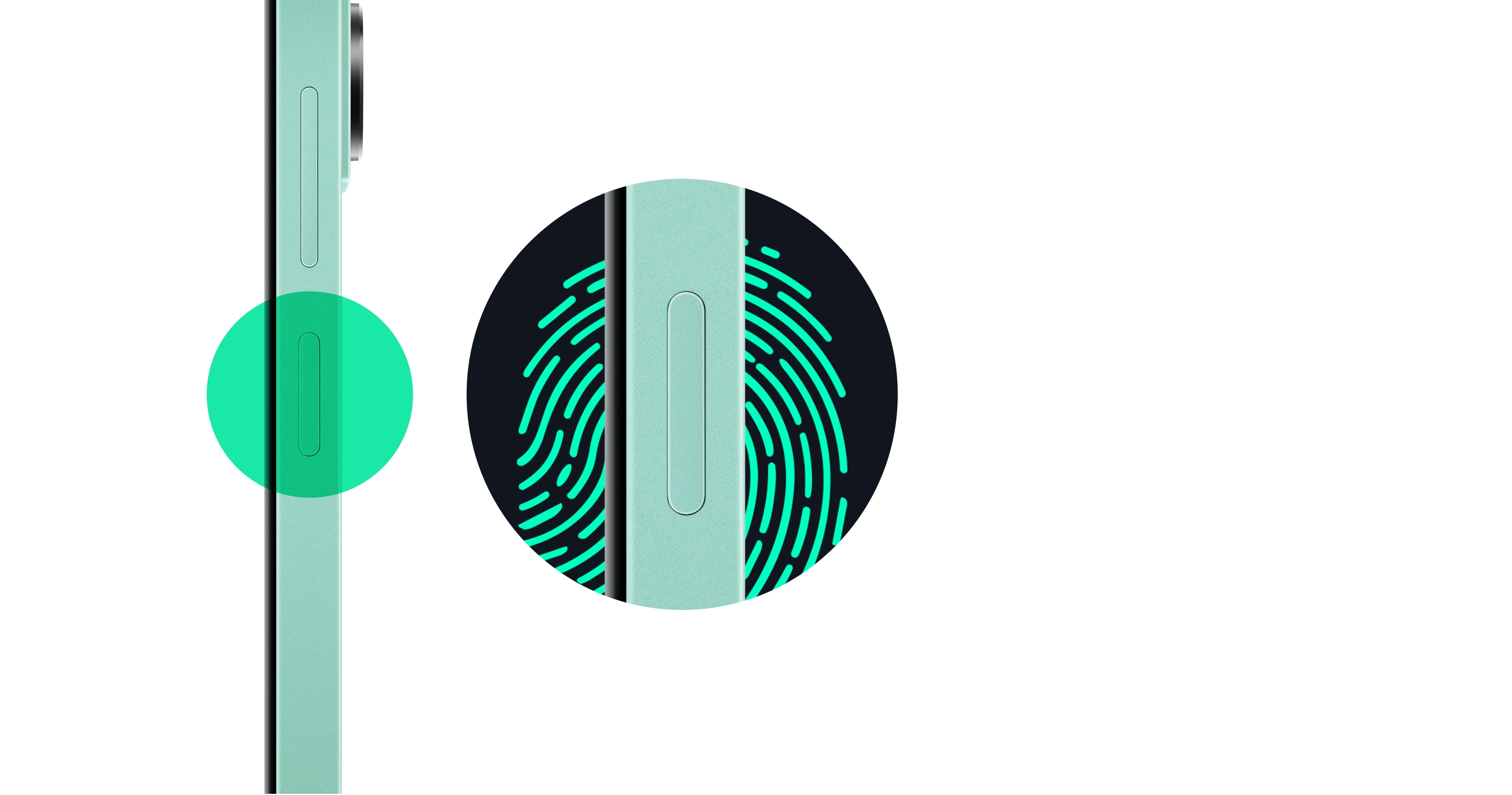 Cảm biến vân tay cạnh viền